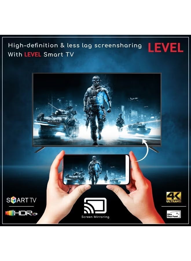 Level 65-inch 4K Smart TV without frame, internal receiver, extra remote and wall mount model WLVLU6501WDE - Image 3