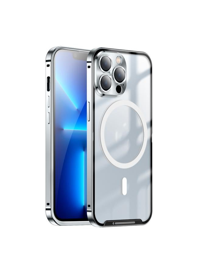 S-TOP Case For iPhone 13 Pro MagSafe Frosted Metal Phone Case - Image 1