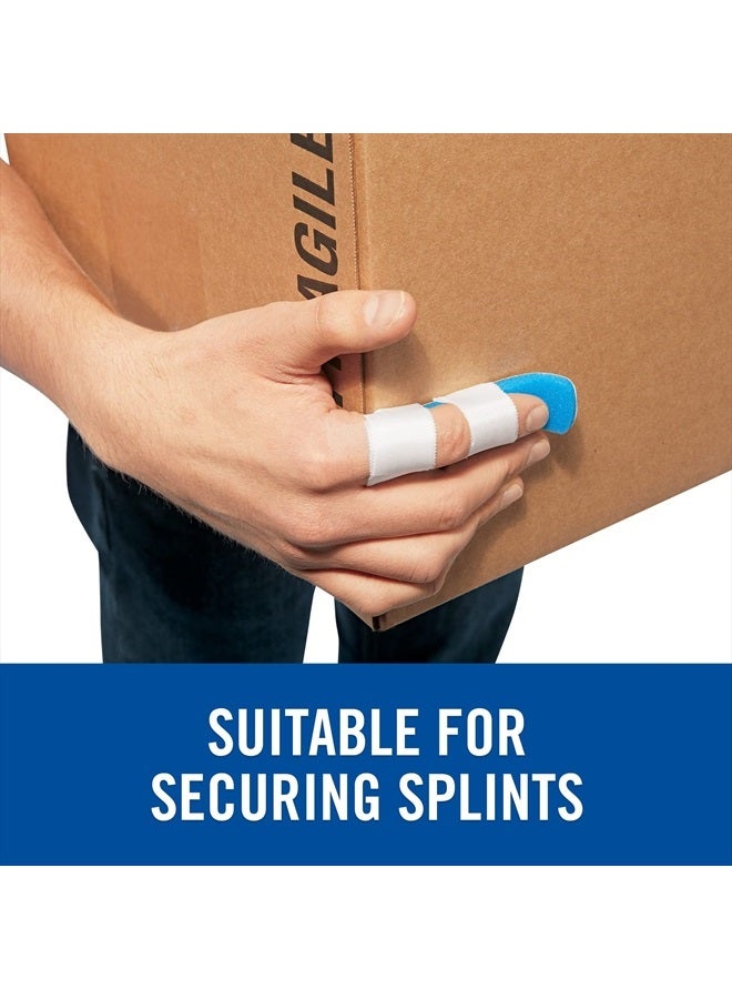 Nexcare Durable Cloth Tape, Woven Tape, Securely Holds Bulky Wound Dressing - 1 In x 10 Yds, 2 Rolls of Tape - Image 3