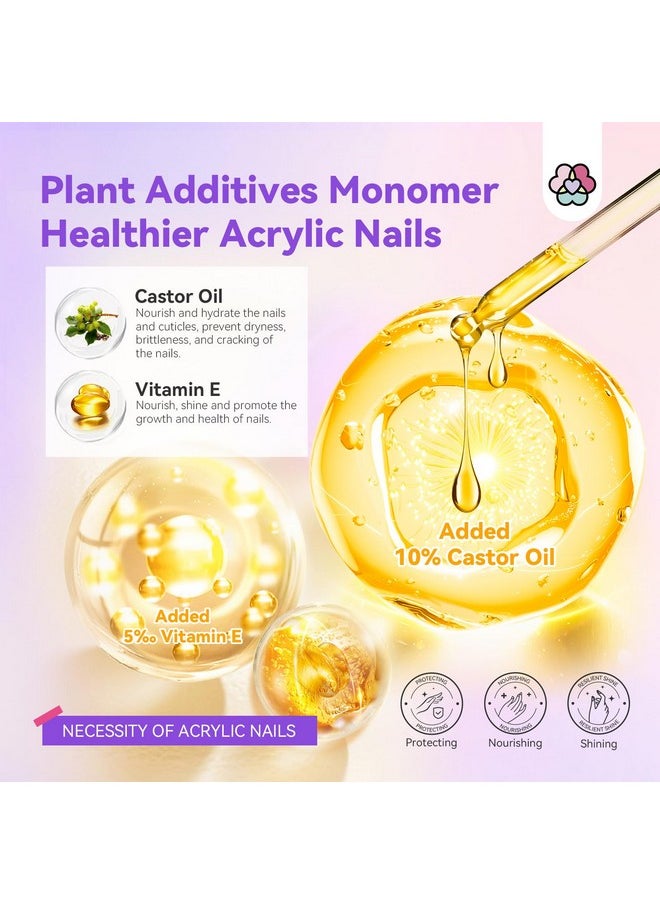 Saviland Saviland 8OZ EMA Acrylic Liquid Monomer: Pure EMA Odorless Liquid Monomer Professional Nail Monomer Liquid Kit for Acrylic Powder with Acrylic Brush Dappen Dish Nail Table Mat Nail Tech Salon  - Image 4