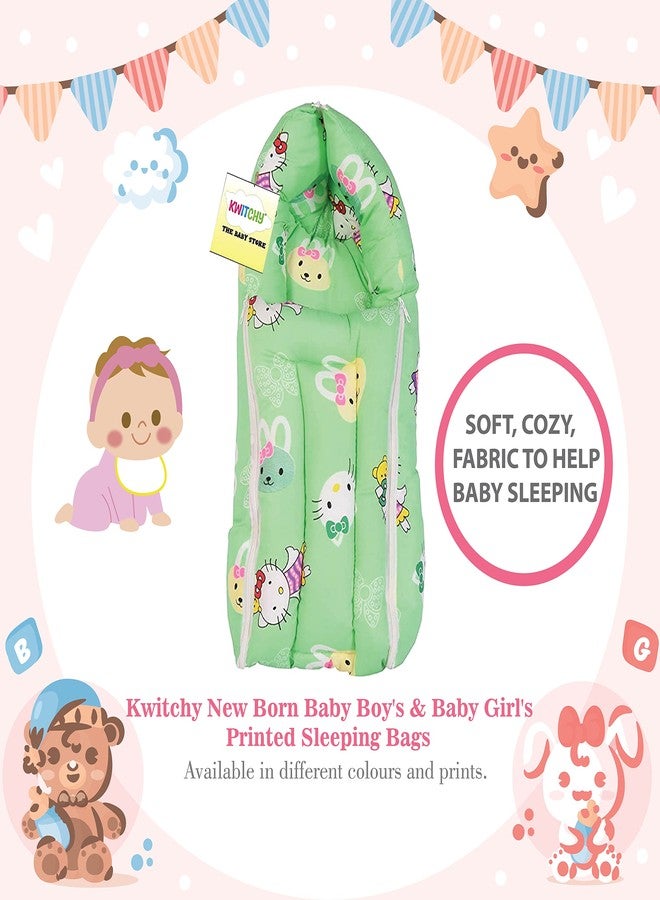 Kwitchy Baby Carry Bag New Born Carry Wrapper (0-6 Months) Green - Image 2