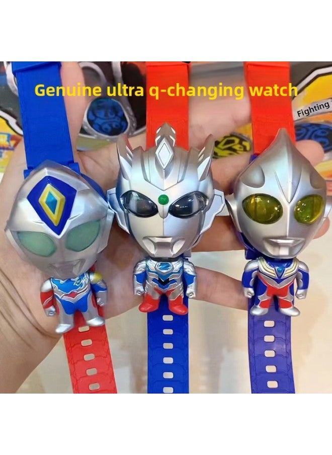 Generic - Ultraman Watch Children's Version Baby Deformation Mecha Selodiga Toy Jedezetatlita Dekai-Color:Snap Ring-Zeta Ultraman - Image 1