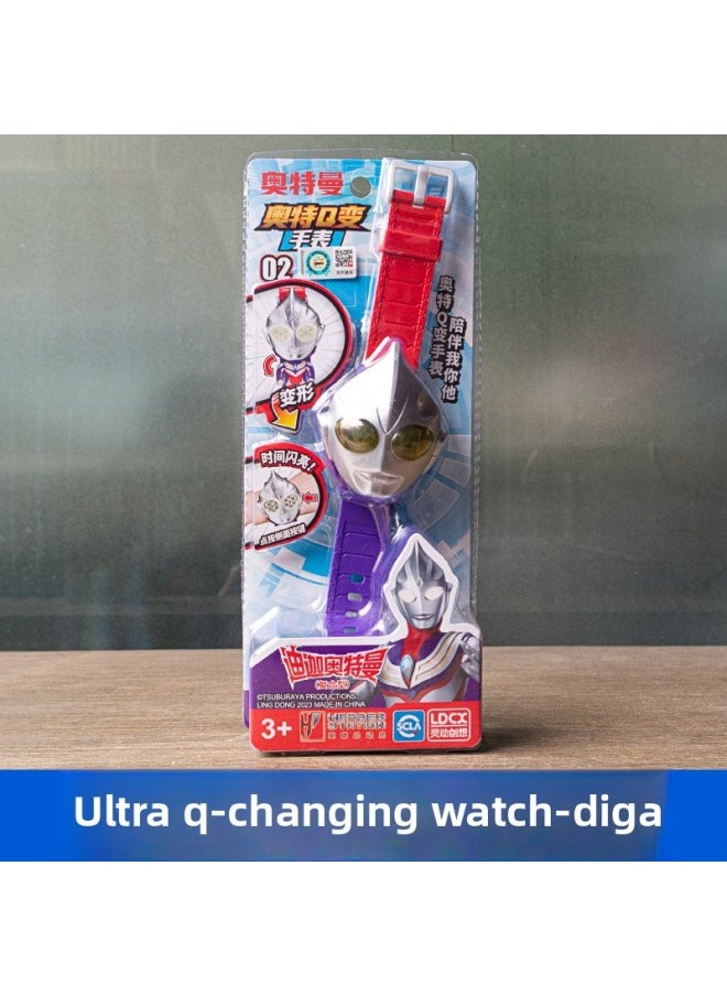 Generic - Ultraman Watch Children's Version Baby Deformation Mecha Selodiga Toy Jedezetatlita Dekai-Color:Snap Ring-Zeta Ultraman - Image 1