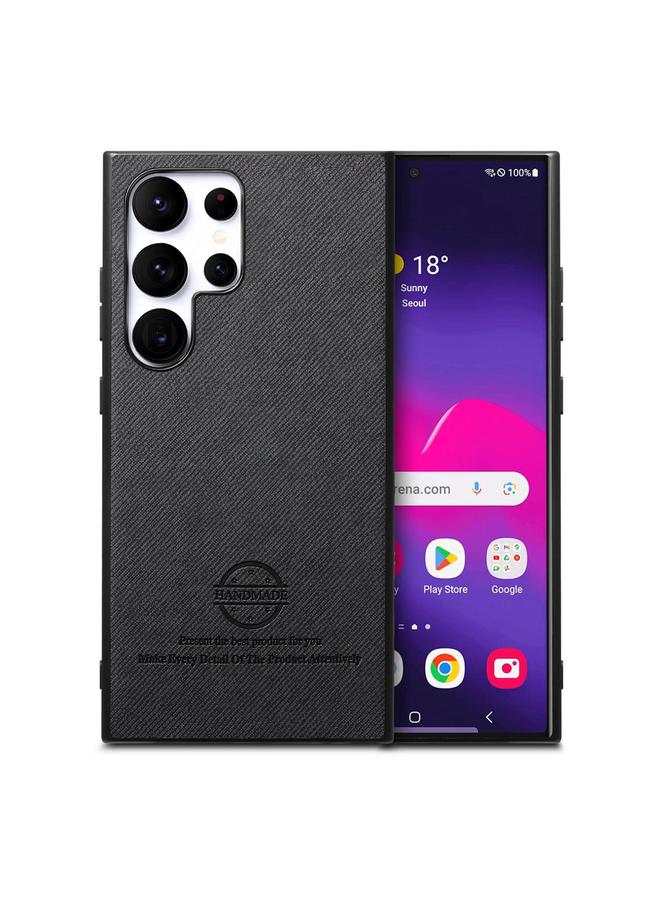 اس-توب جراب خلفي من الجلد الصناعي لهاتف Samsung Galaxy S25 Ultra 5G - Image 1