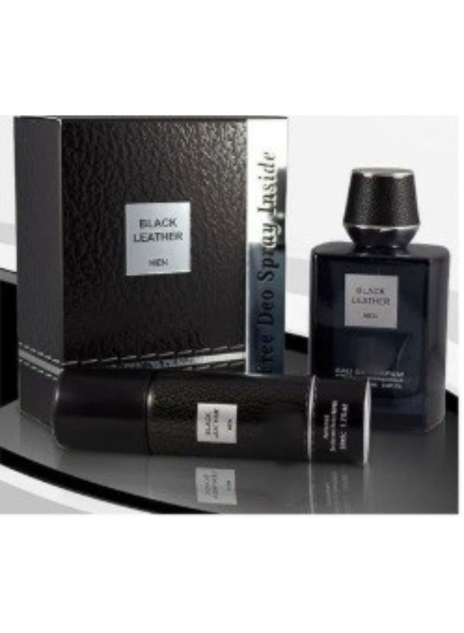 بلاك عطر "بلاك ليذر" للرجال - أو دو بارفان 100 مل - Image 1