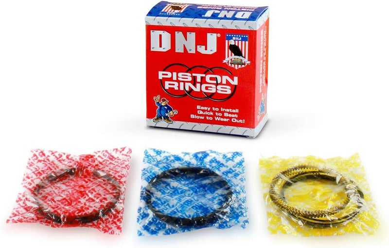 DNJ PR177 Piston Ring Set Standard Size for Hyundai and Kia 2.0L L4 DOHC Turbocharged