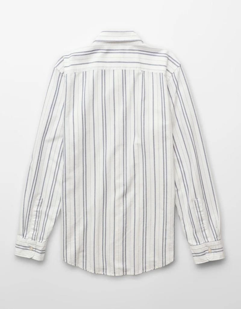 American Eagle  AE Slim Fit Everyday Oxford Button-Up Shirt for Men | Best Price UAE
