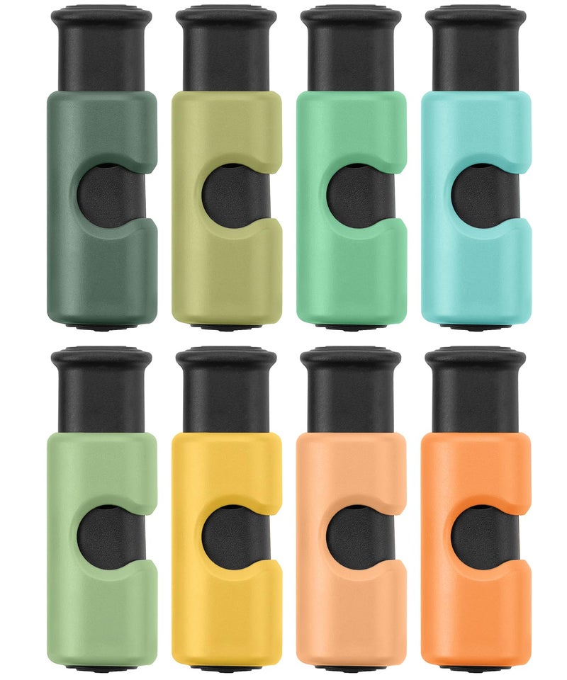 Mr. Pen- Squeeze And Lock Bread Bag Clips  8 Pack  Cool Autumn Colors  Squeeze And Lock Bread Clips Reusable - Image 1