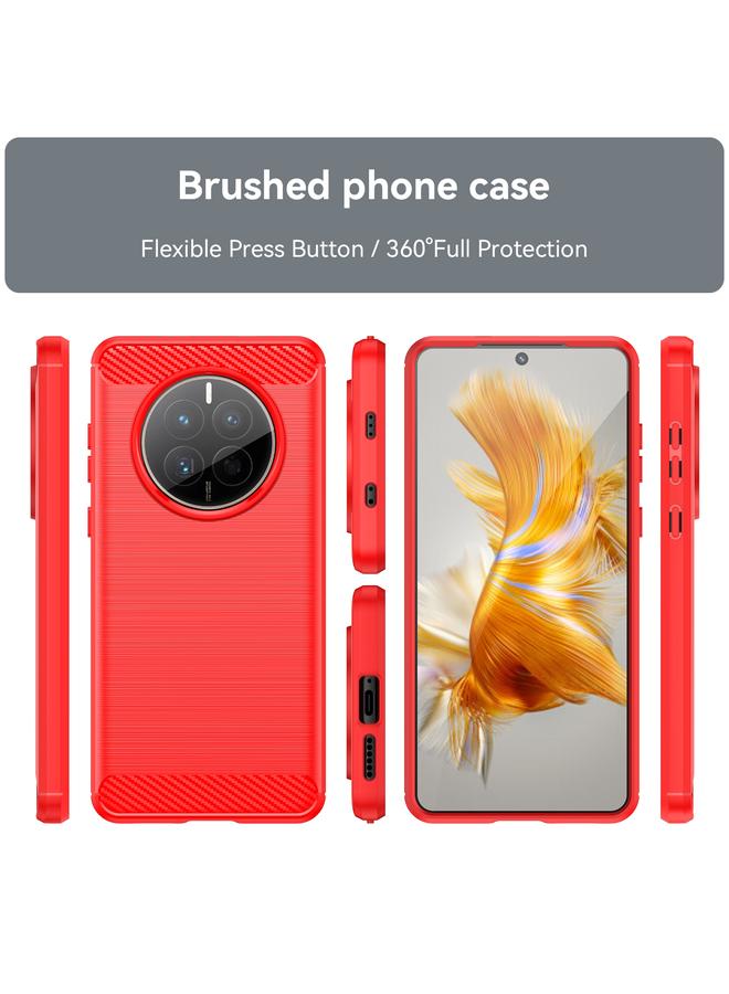 زبون جراب لهاتف Huawei Mate 50E مصنوع من ألياف الكربون TPU بملمس ناعم - Image 2