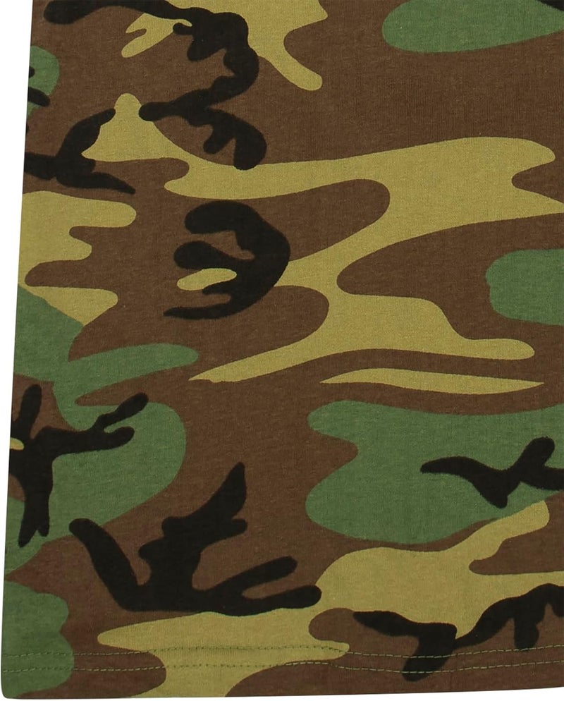 Rothco Kids Heavyweight Woodland Camo T-Shirt - Large - Image 3