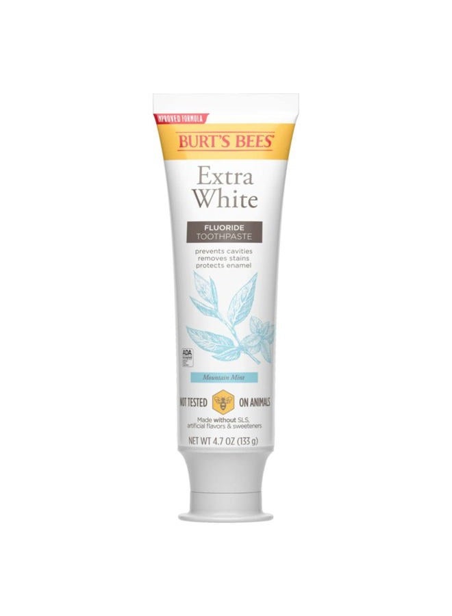 Burt's Bees Toothpaste Extra White 140ml Zen Peppermint - Image 1