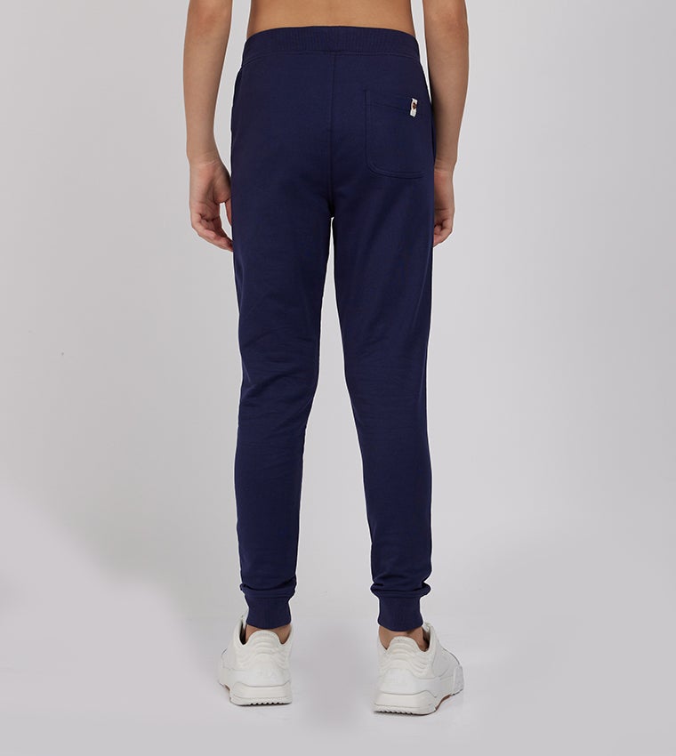 BEVERLY HILLS POLO CLUB Logo Embroidered Drawstring Waist Joggers - Image 2