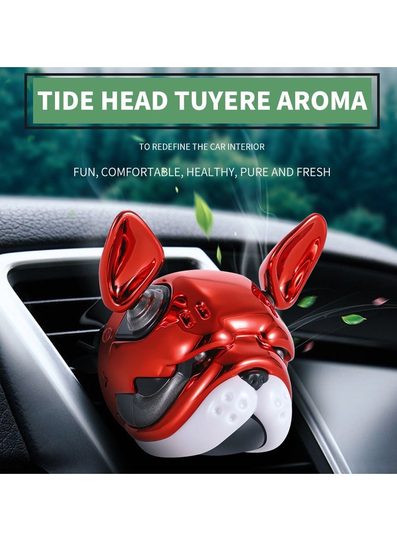 general Car Air Vent Aroma Ornament French Bulldog Shaped Fragrance Decorative Ornament - Image 3