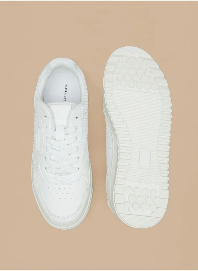 فلورا بيلا Women's Textured Lace-Up Sneakers