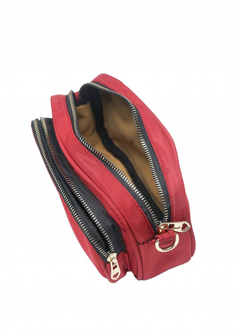 Donicy Womens Messenger Bag , Red - Image 4