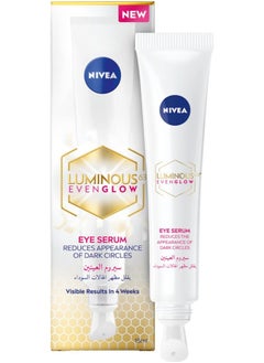 Nivea Anti-Dark Circles & Puffiness Eye Serum with Hydrating Hyaluronic Acid & Energizing Caffeine, 15ml  - Image 1