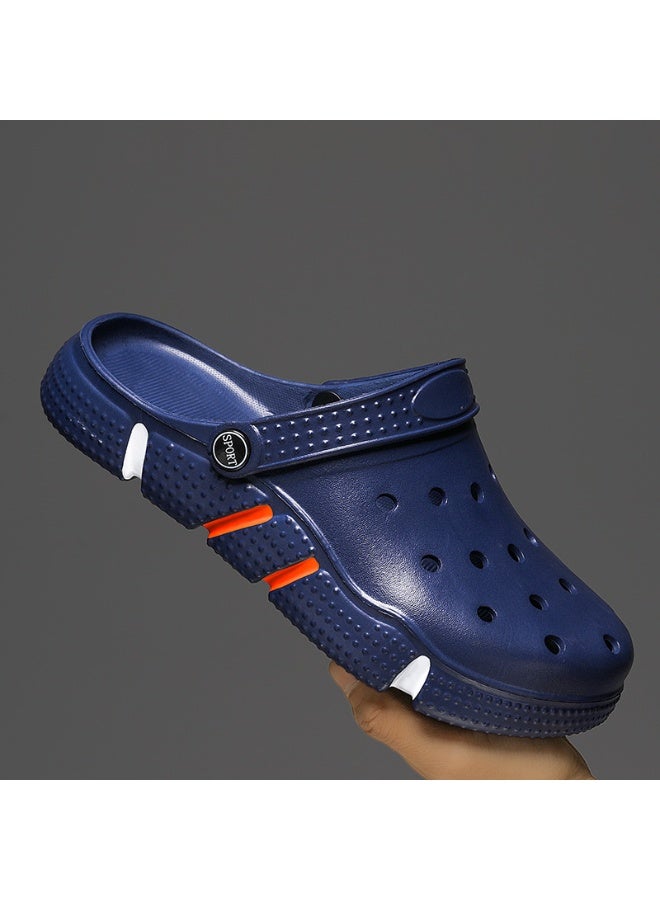 أحذية شاطئية صيفية للرجال خارجية مريحة وعصرية بحجم كبير مع غطاء رأس من مادة EVA