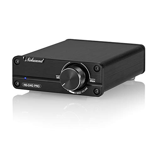 Nobsound Mini Dual TPA3116 Digital Power Amplifier HiFi Stereo Amp Audiophile-Grade 2.0 Channel 100W×2 NE5532P Pre-Amp (Black) - Image 1