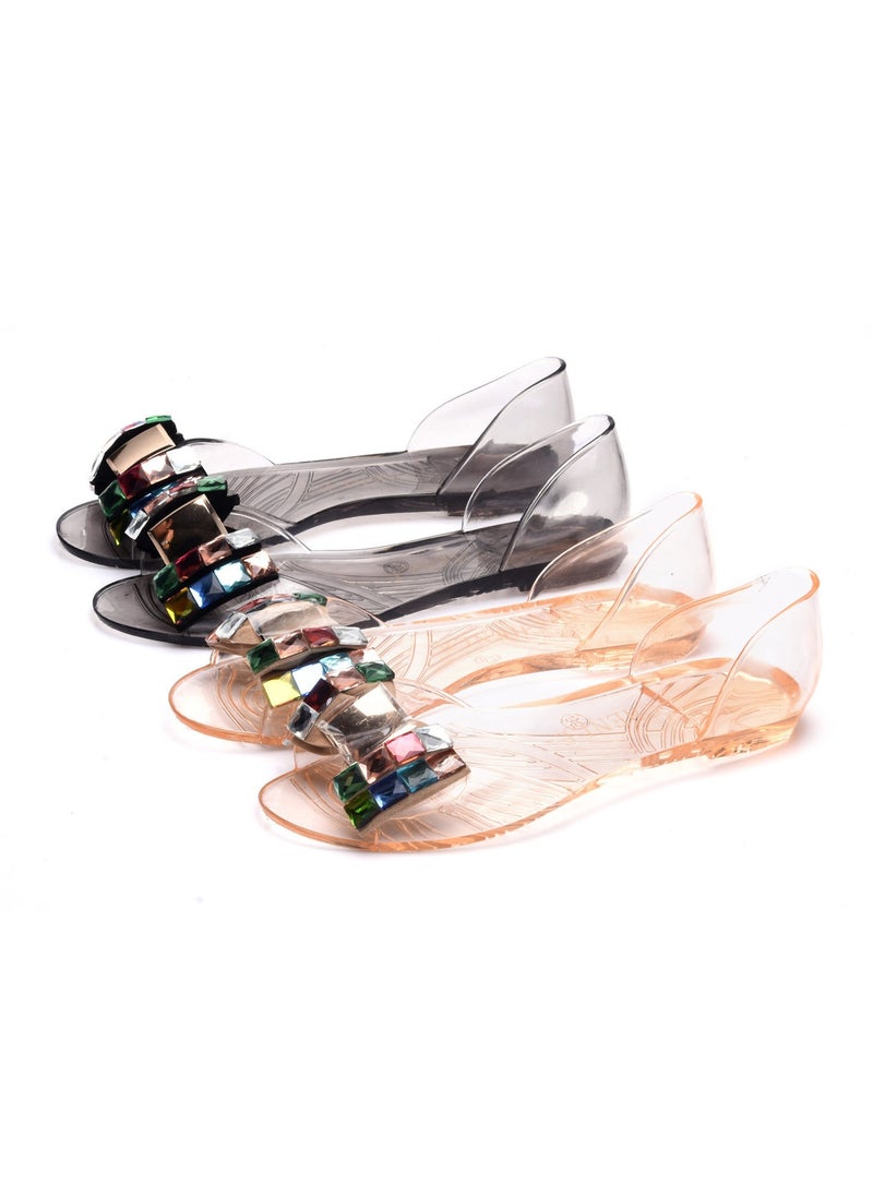 KUYING New Fashion Outgoing Flat Bottom Slippers  - Image 2