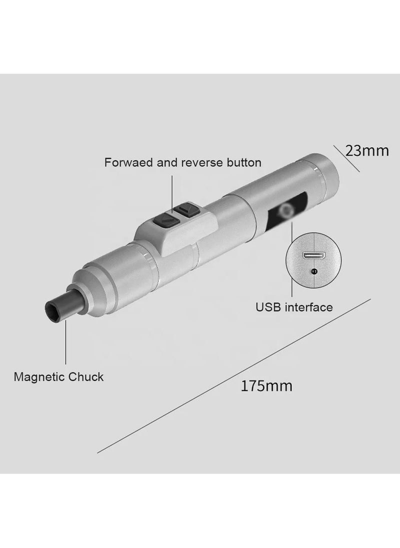 Generic Pen type electric screwdriver mini precision power tools sets multi-function bit set  - Image 5