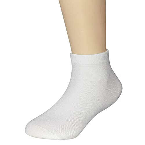 BEAR MUM Kids' Dozen Pack Cotton Low Cut Socks White 6-8 years size - Image 5