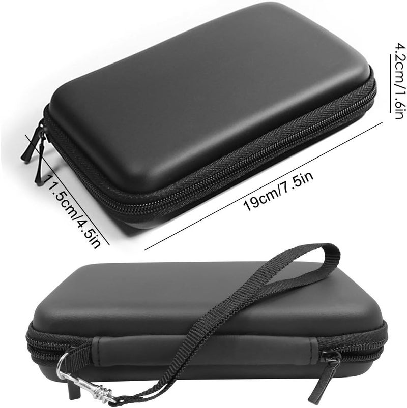 AFUNTA Protective Carrying Case Compatible NEW 3DS XL, with Hard Cover and 2 pcs Screen Protectors, Hard Shell Travel Bag, Protective Films for Top and Bottom Screen - Image 4