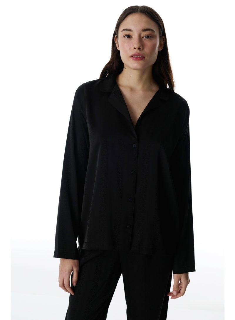 Penti Lilah Satin Shirt & Pants Pajama Set - Image 2