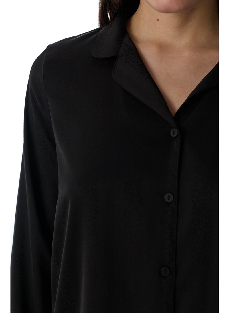 Penti Lilah Satin Shirt & Pants Pajama Set - Image 3