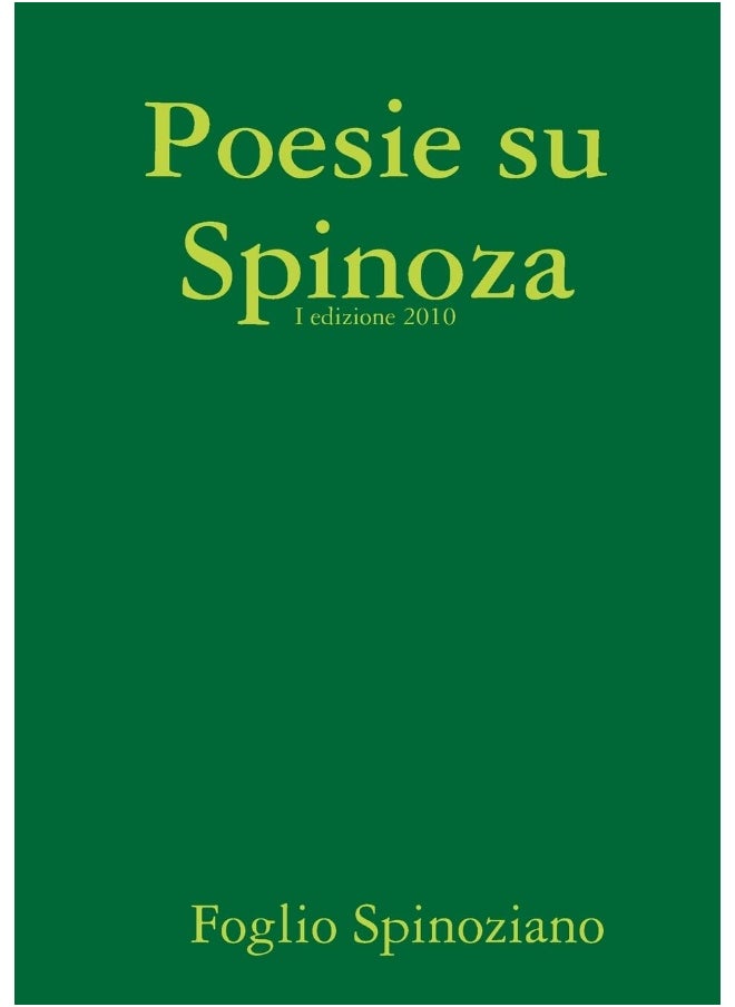 Poesie su Spinoza  - Image 1