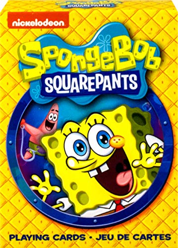 AQUARIUS SpongeBob Playing Cards  SpongeBob SquarePants Themed Deck of Cards for Your Favorite Card Games  Officially Licensed SpongeBob Merchandise  Collectibles - Image 1
