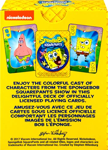 AQUARIUS SpongeBob Playing Cards  SpongeBob SquarePants Themed Deck of Cards for Your Favorite Card Games  Officially Licensed SpongeBob Merchandise  Collectibles - Image 4
