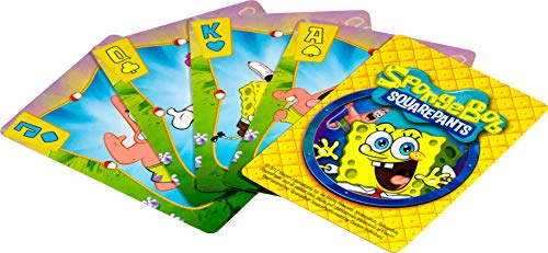 AQUARIUS SpongeBob Playing Cards  SpongeBob SquarePants Themed Deck of Cards for Your Favorite Card Games  Officially Licensed SpongeBob Merchandise  Collectibles - Image 2