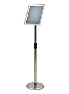 erorex A4 Poster Menu Stand Adjustable Height Sign Holder With Snap Frame Heavy Duty Pedestal Floor Standing Stand For Wedding Business Activities Display  - Image 1