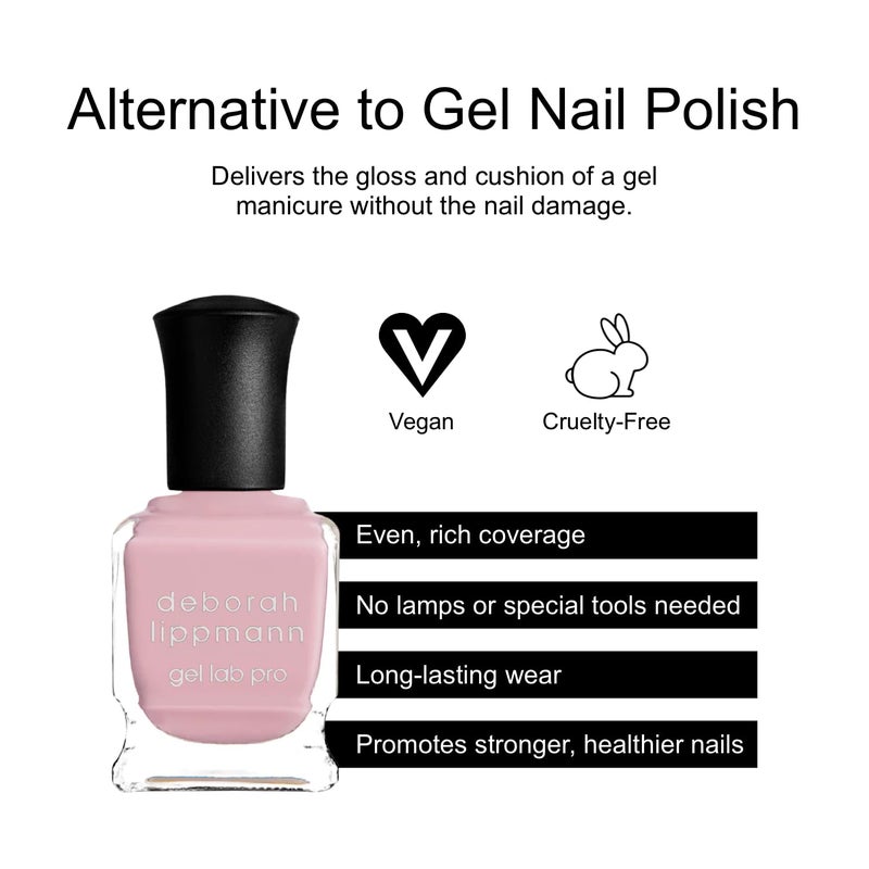 Deborah Lippmann Gel Lab Pro Nail Polish | Treatment Enriched for Nail Health, Wear, and Shine | No Animal Testing, 21 Free, Vegan | Pink Colors - Image 3