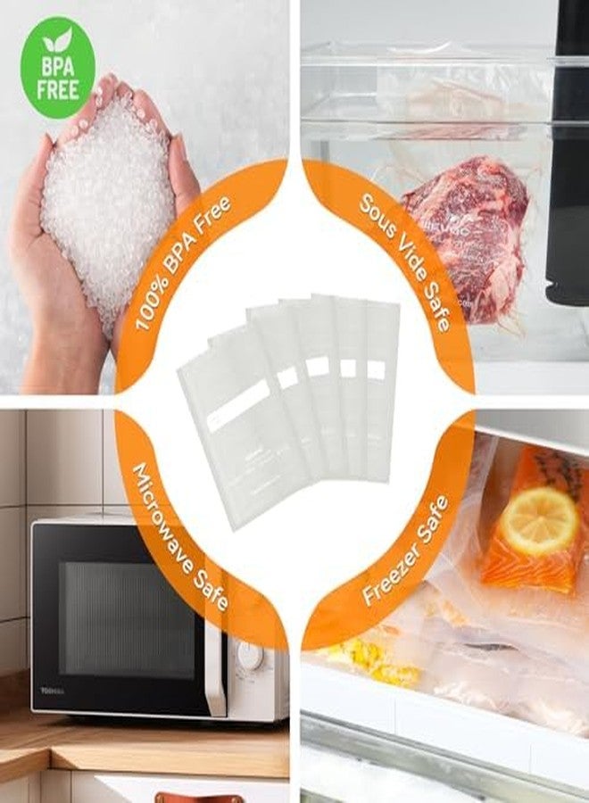 Wevac 6''x100' & 8''x100' 2 Rolls, Vacuum Seal Roll Keeper with Cutter, Ideal Vacuum Sealer Bags for Food Saver, BPA Free, Commercial Grade, Great for Storage, Meal prep and Sous Vide - Image 5