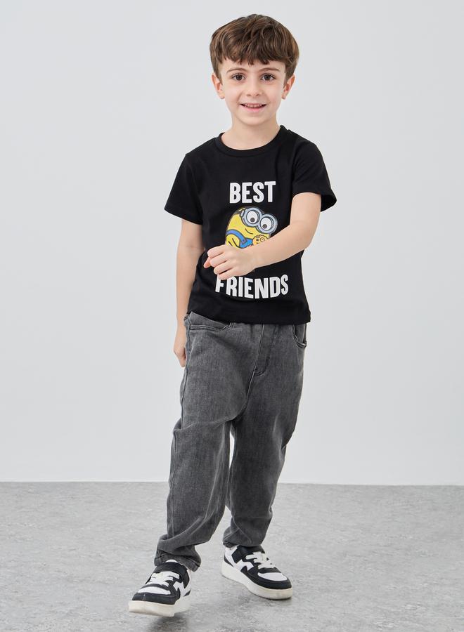 Styli Styli Graphic Print Round Neck T-Shirt  - Image 2