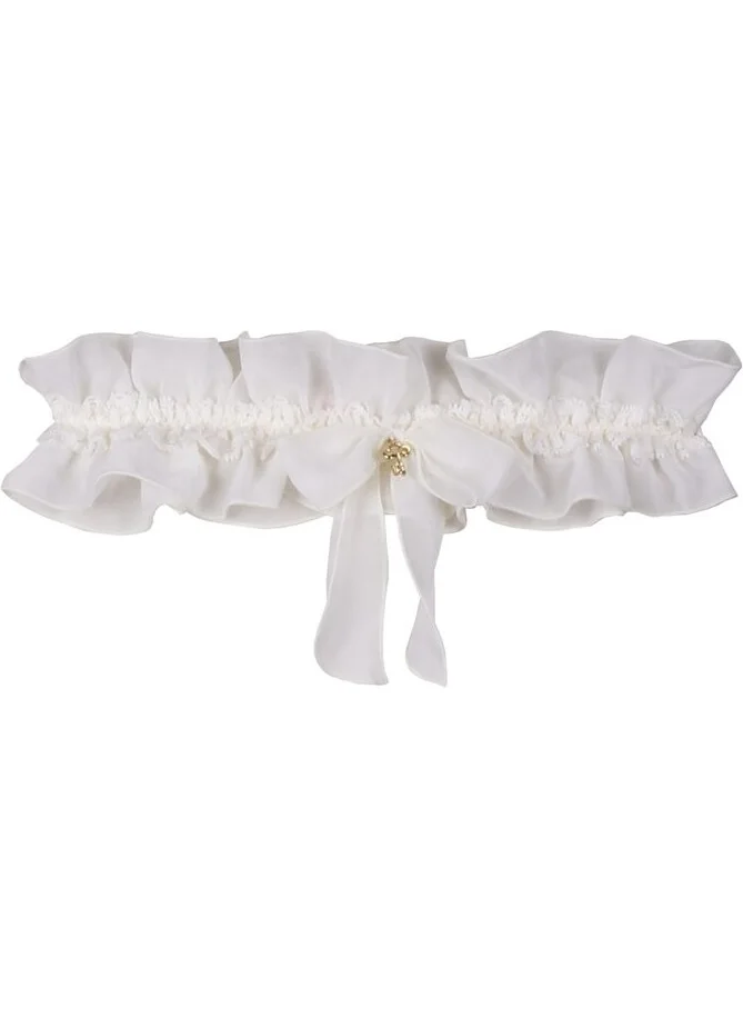 Magic Form 50150 Chiffon Fabric Five Set Honeymoon Dowry Set - Ecru