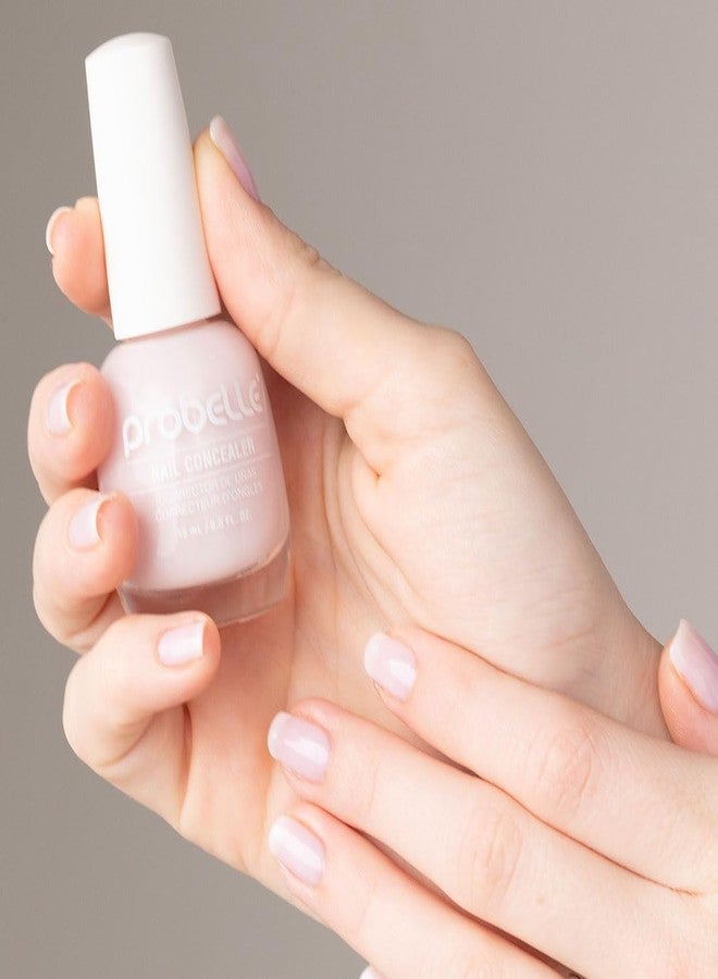 Probelle Illuminating Nail Concealer, Sheer Long Lasting Brightening Nail Polish for yellowing discolored nails, perfect finish for damaged nails with imperfections, Vegan, Gluten Free, Lilac Glow - Image 4