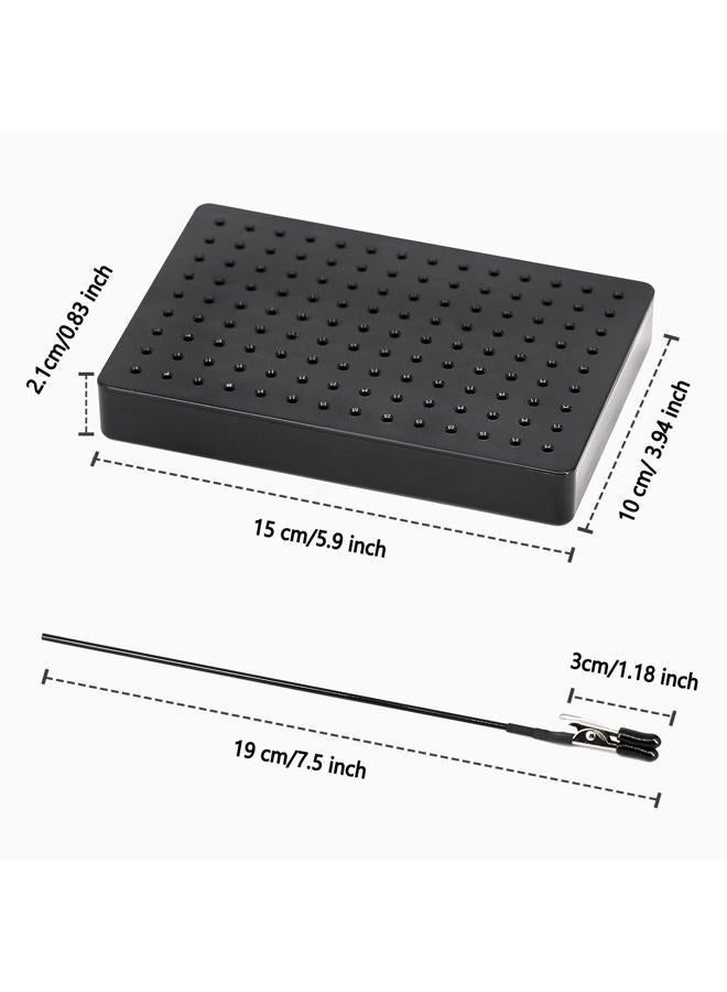 Yocoolfun Model Painting Stand Base Holder and 12PCS Bendable Alligator Clip Stick Set Modeling Tools for Airbrush Hobby Model Parts - Image 5