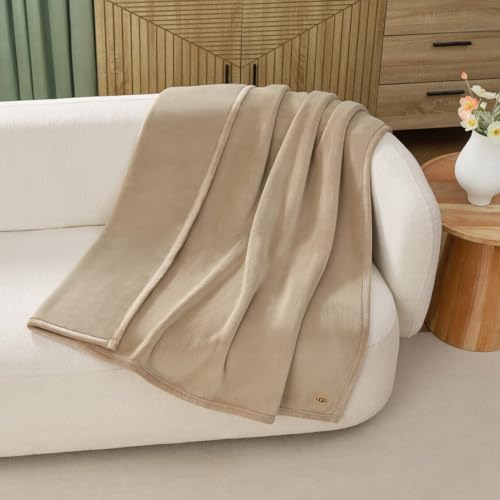 UGG Coco Plush Throw Blanket in Beige – Cozy Soft Fleece Heavy Blanket for Couch, Bed or Chair, Housewarming Gift for Women, Bedroom or Living Room Decor Bedding, 50" x 70" (Mustard, Throw) - Image 5