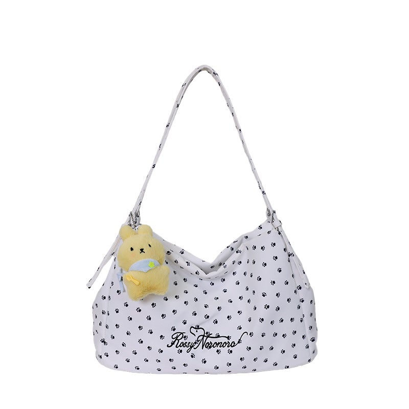Pink Star Drawstring Tote Bag - Image 3