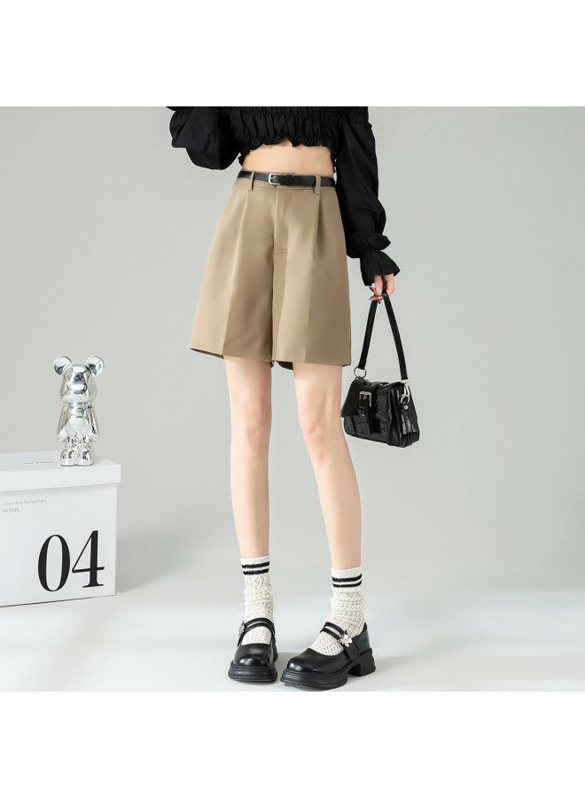 Hstyle 2024 Summer Women's Versatile Wide-leg Shorts Casual Trousers - Image 5
