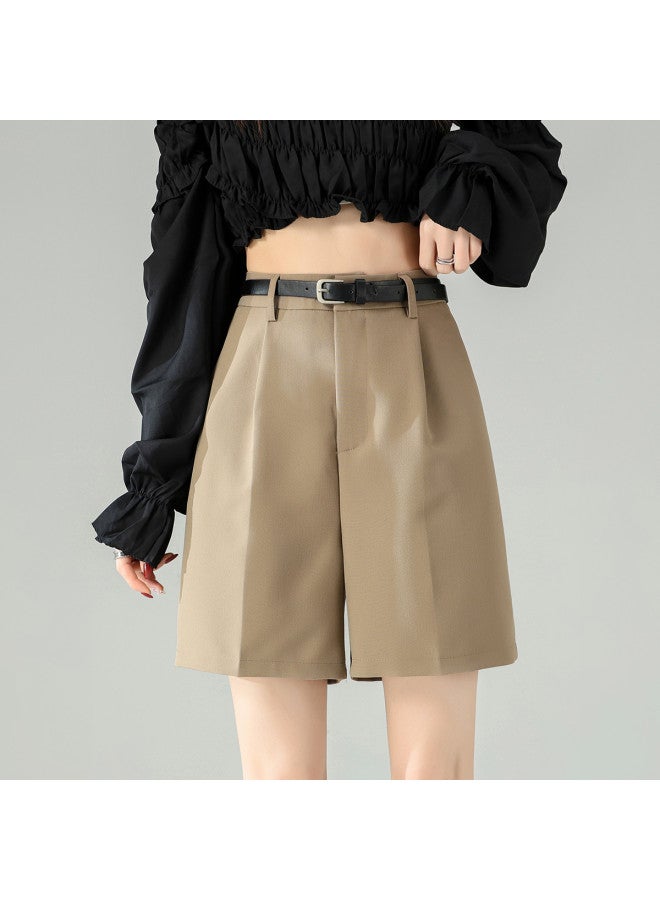 Hstyle 2024 Summer Women's Versatile Wide-leg Shorts Casual Trousers - Image 4