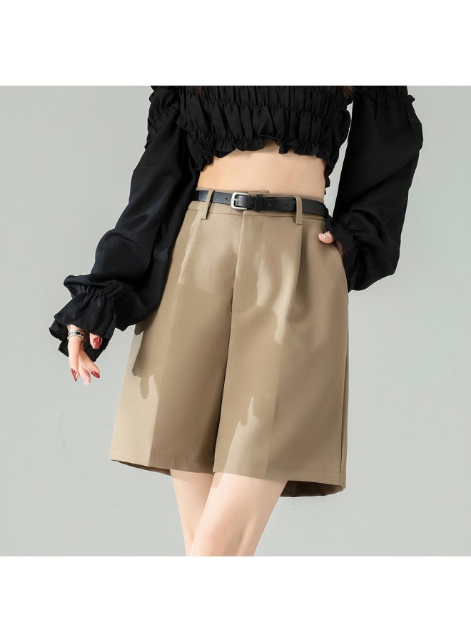 Hstyle 2024 Summer Women's Versatile Wide-leg Shorts Casual Trousers - Image 2