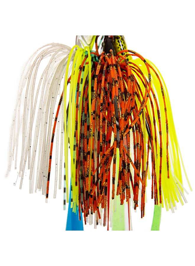 Generic 10g Bladed Jig Fishing Lure Spinner Bait Squid Lure Silicone Skirt with Hook - Image 4