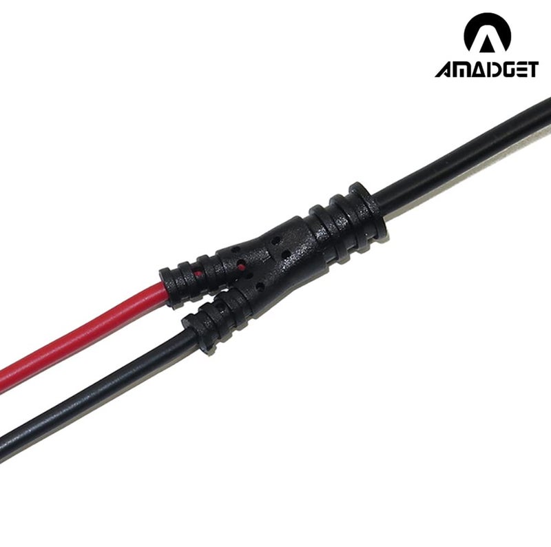 Amadget BNC to Mini Test Hook Clips Dual Hook Test Probe Cable Leads 120CM with Two Mini Probes Ended 500V 5A IC Test Hook (Pack of 2) - Image 4