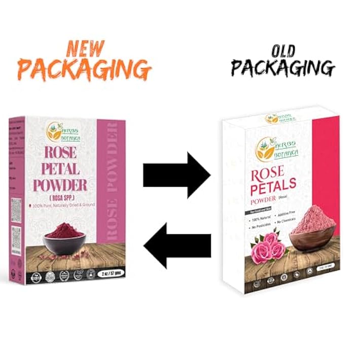 Herbs Botanica Rose Petal Powder Natural, Chemical Free Rose Powder for Face Masks, Skin Care, DIY Beauty, Aromatherapy, and Culinary Use – 2 oz, No Added Preservatives or Colors - Image 3