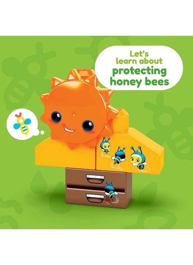 Mega Brands Mega BLOKS Fisher-Price Toddler Building Blocks Toy Set, Green Town Grow & Protect Farm with 51 Pieces, 3 Figures, Ages 1+ Years  - Image 5