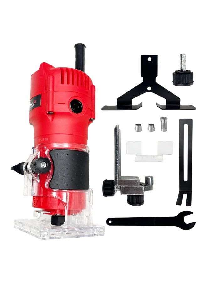 آي بيل IBELL PR60-68 Professional Palm Router – 650W, 32000RPM, 6/6.35/8mm Collet for Precision Wood working - Image 1
