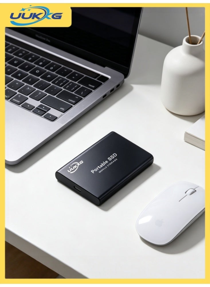 UUKKG 2TB Portable External Hard Drive, Mini SSD Hard Drives,Solid State External Drives,Computer Backup Drive,USB 3.1 to Type-C Support Data Storage Transfer for Windows XP PC Laptop and Mac(Black) - Image 5